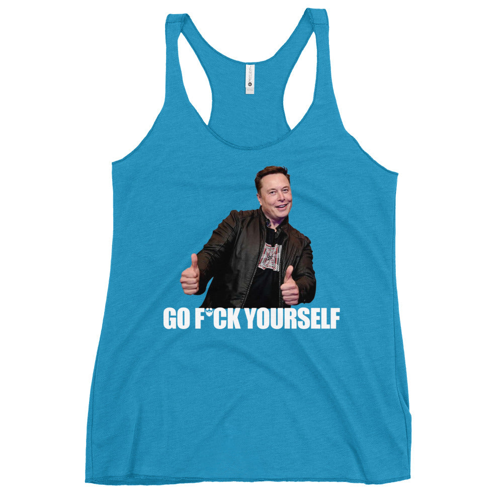 Go F*ck Yourself (Thumbs up) Women's Racerback Tank