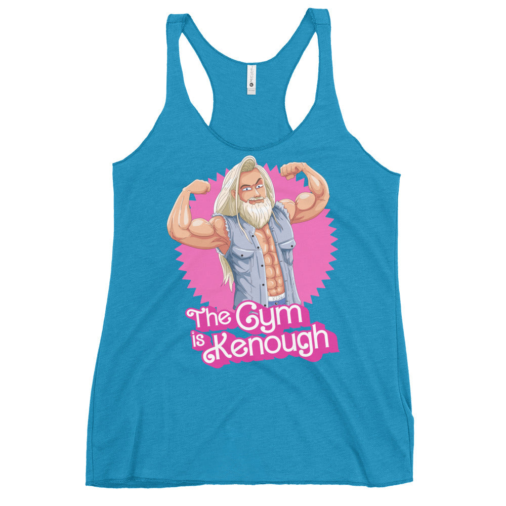 The Gym Is Kenough (Image) Women's Racerback Tank