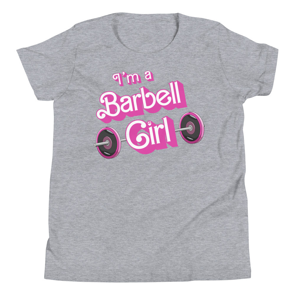 I'm a Barbell Girl Kids T-Shirt