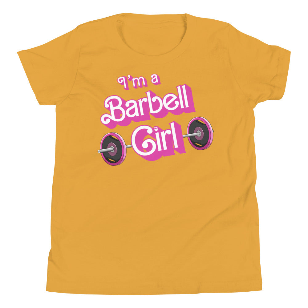 I'm a Barbell Girl Kids T-Shirt