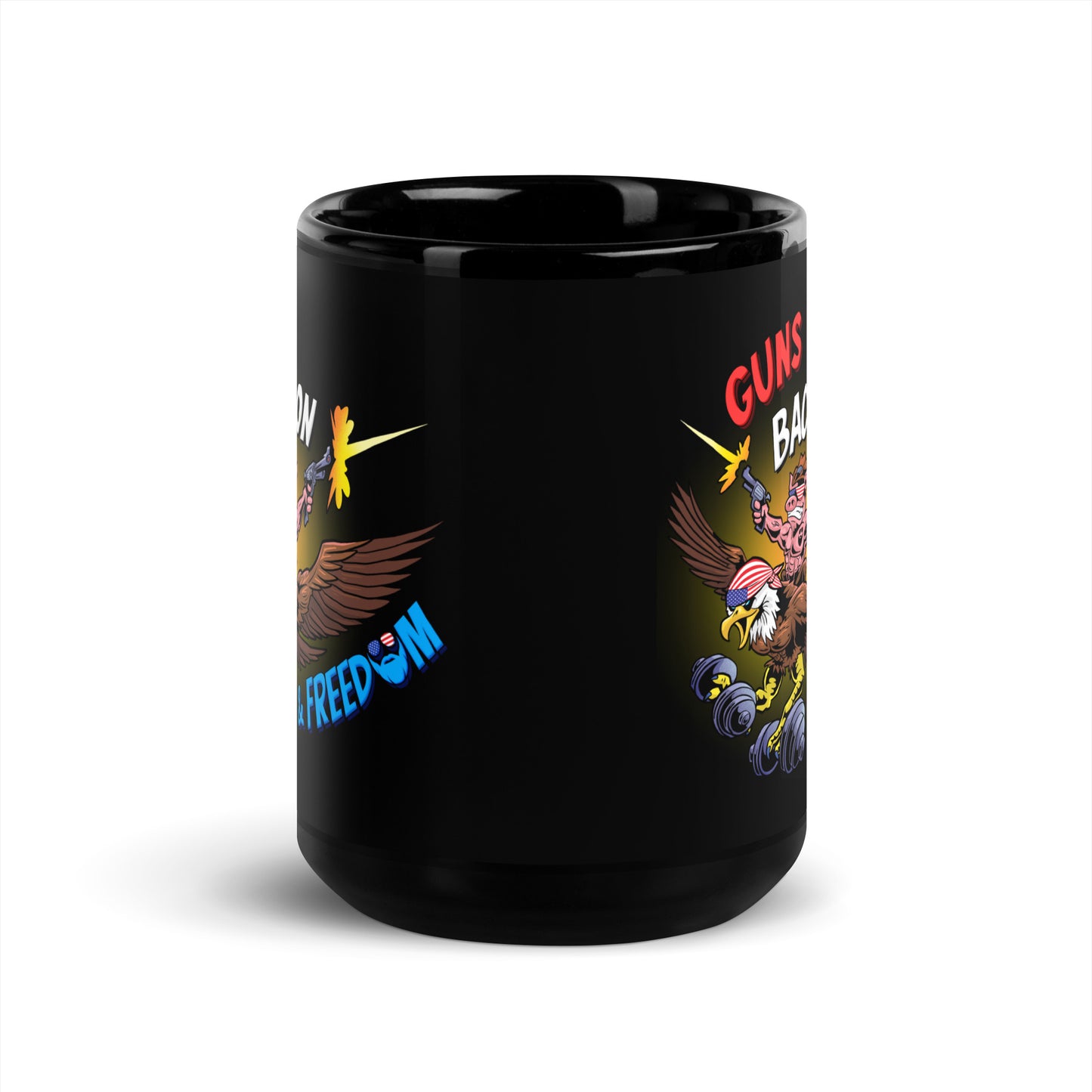 Guns, Bacon & Freedom (Image) Mug