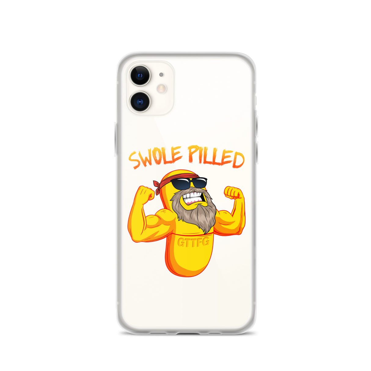 Swole Pilled iPhone Case