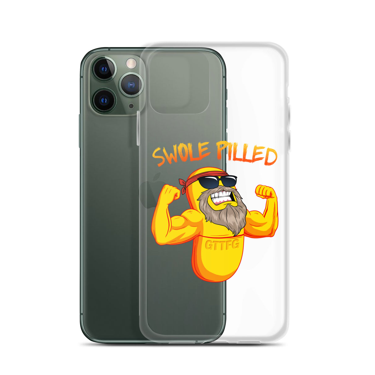 Swole Pilled iPhone Case