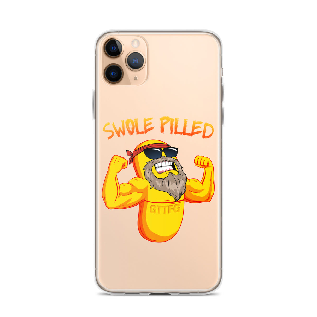 Swole Pilled iPhone Case