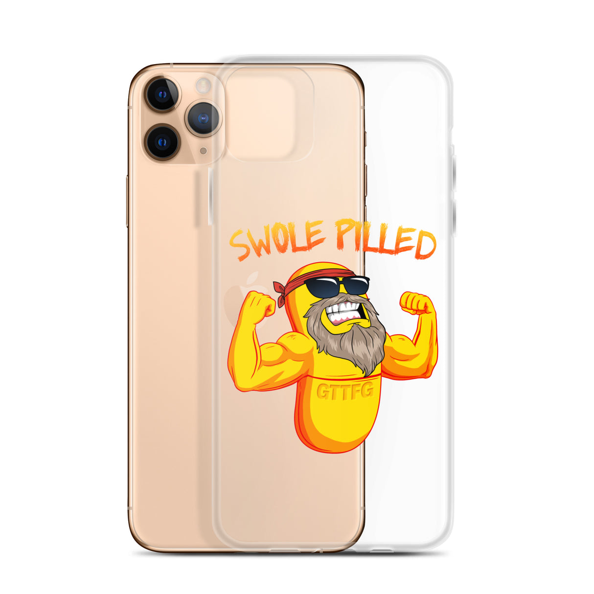 Swole Pilled iPhone Case