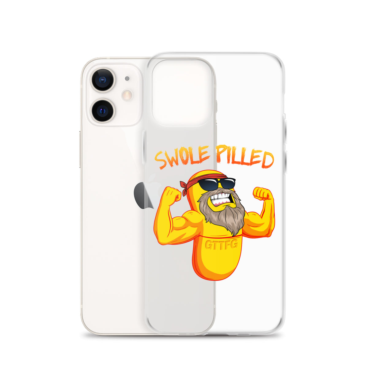 Swole Pilled iPhone Case