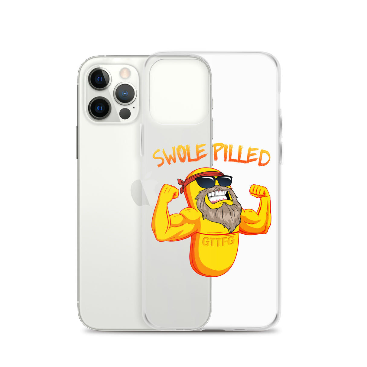Swole Pilled iPhone Case
