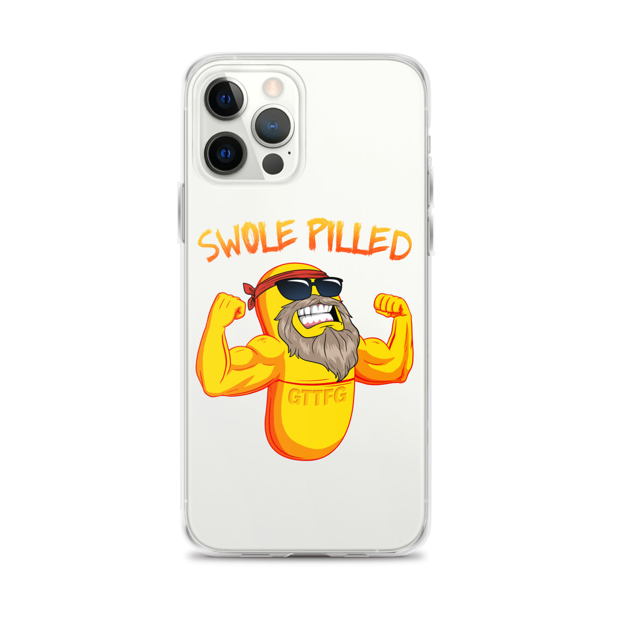 Swole Pilled iPhone Case