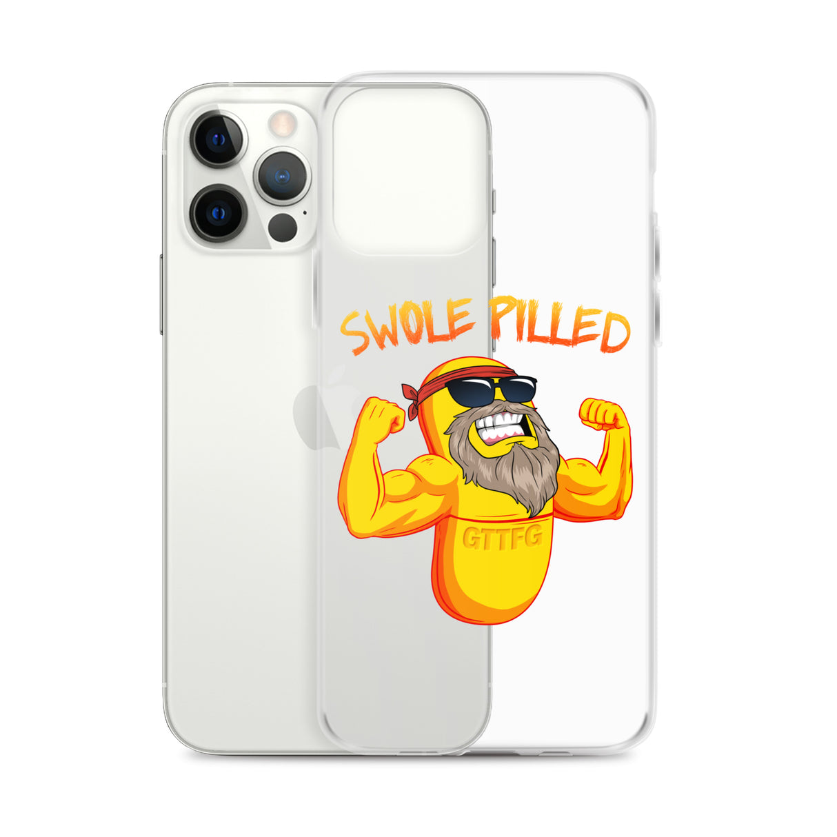 Swole Pilled iPhone Case