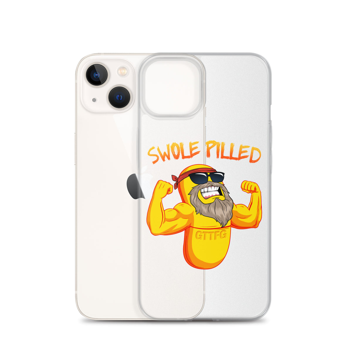 Swole Pilled iPhone Case