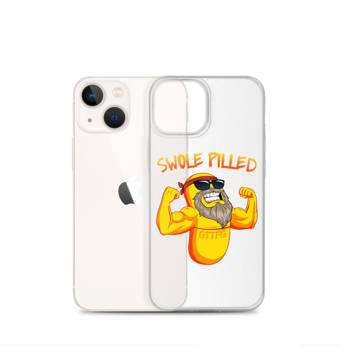 Swole Pilled iPhone Case