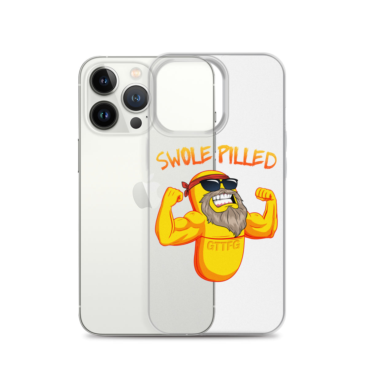 Swole Pilled iPhone Case