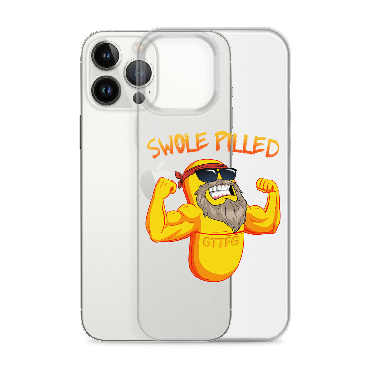 Swole Pilled iPhone Case