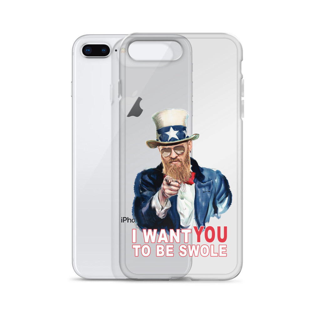 I Want You To Be Swole iPhone Case