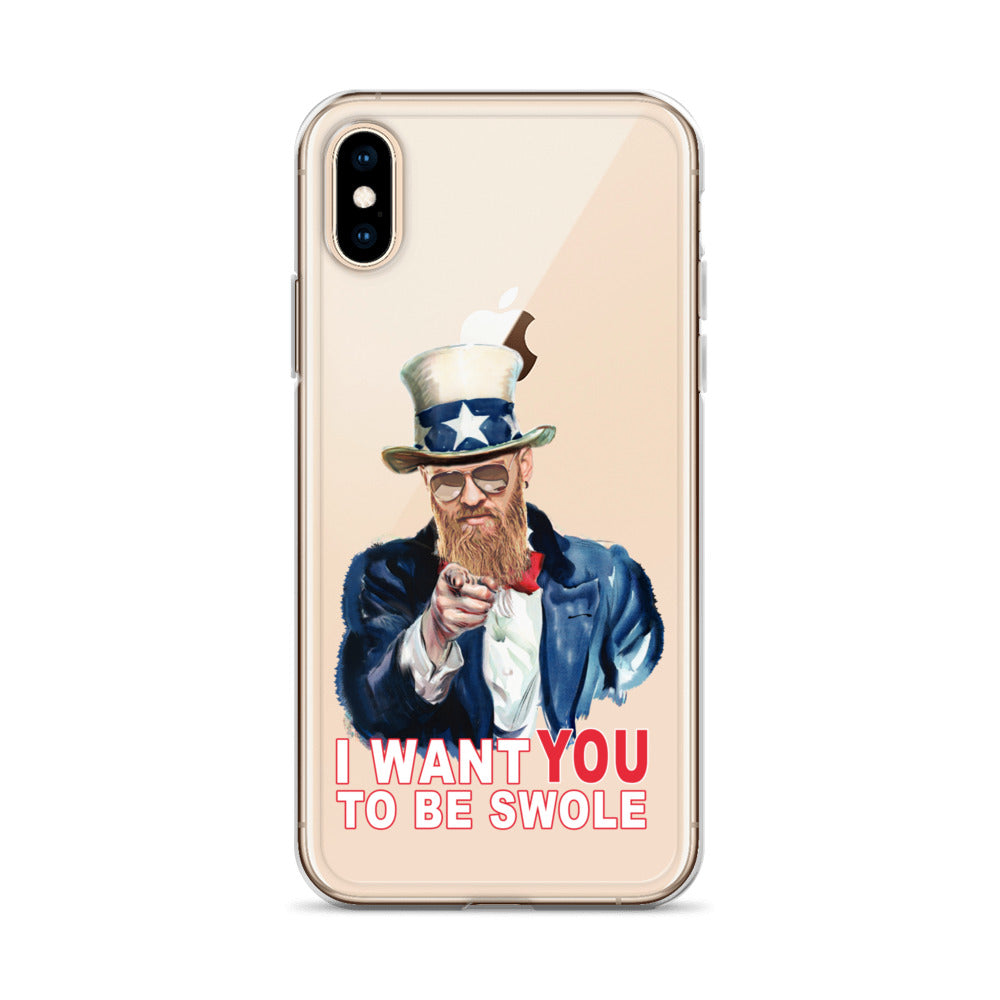 I Want You To Be Swole iPhone Case