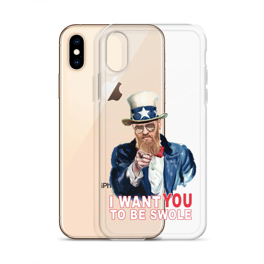 I Want You To Be Swole iPhone Case