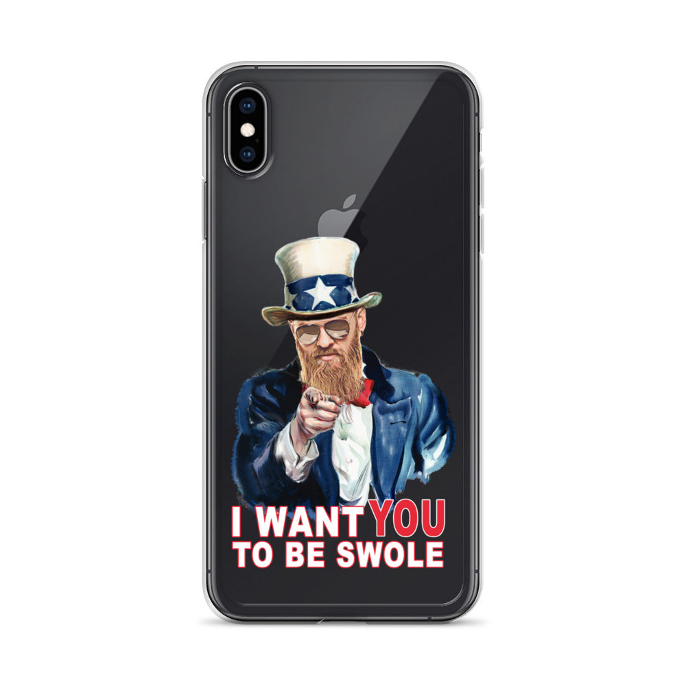 I Want You To Be Swole iPhone Case