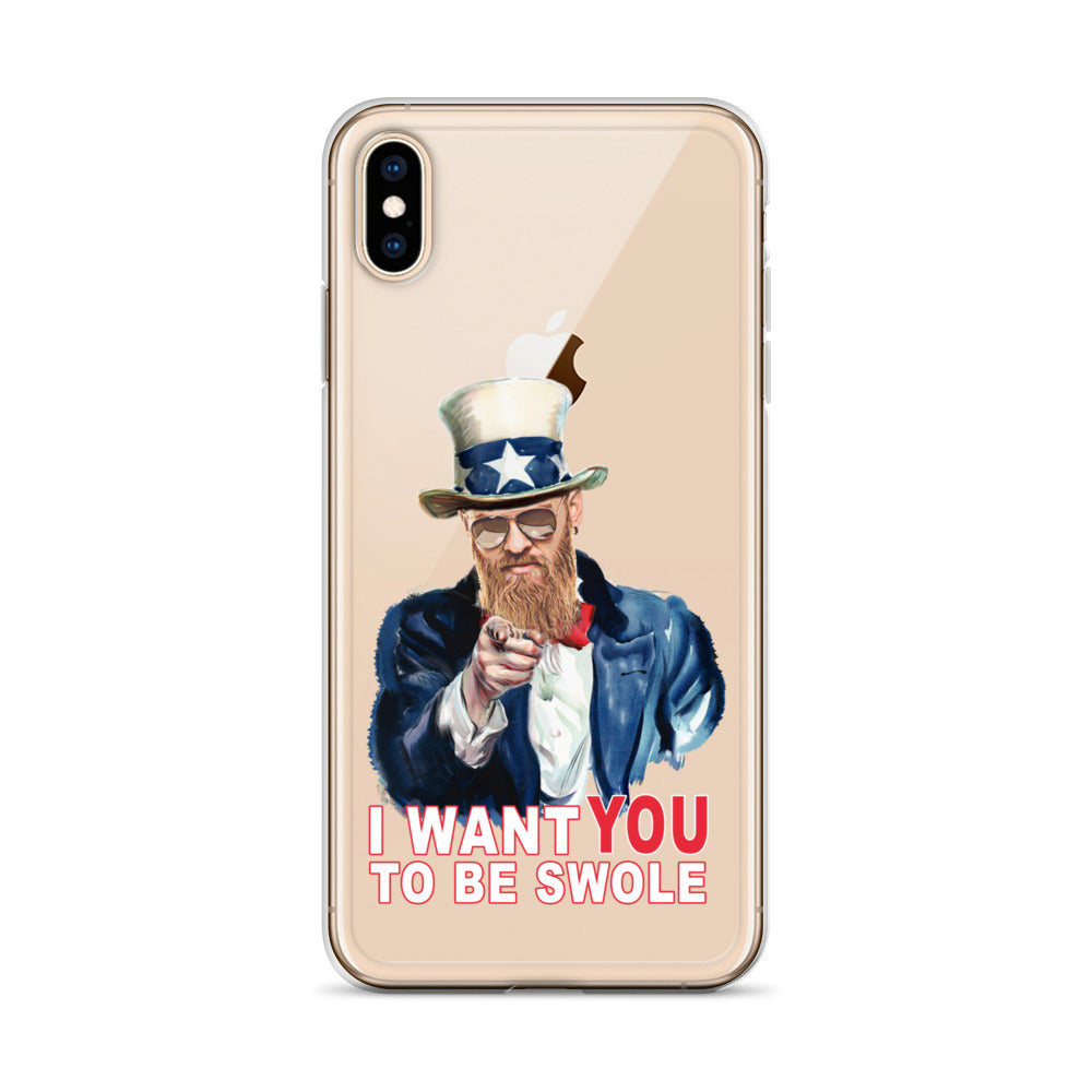 I Want You To Be Swole iPhone Case