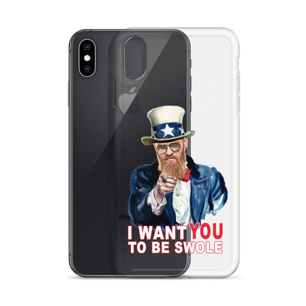 I Want You To Be Swole iPhone Case