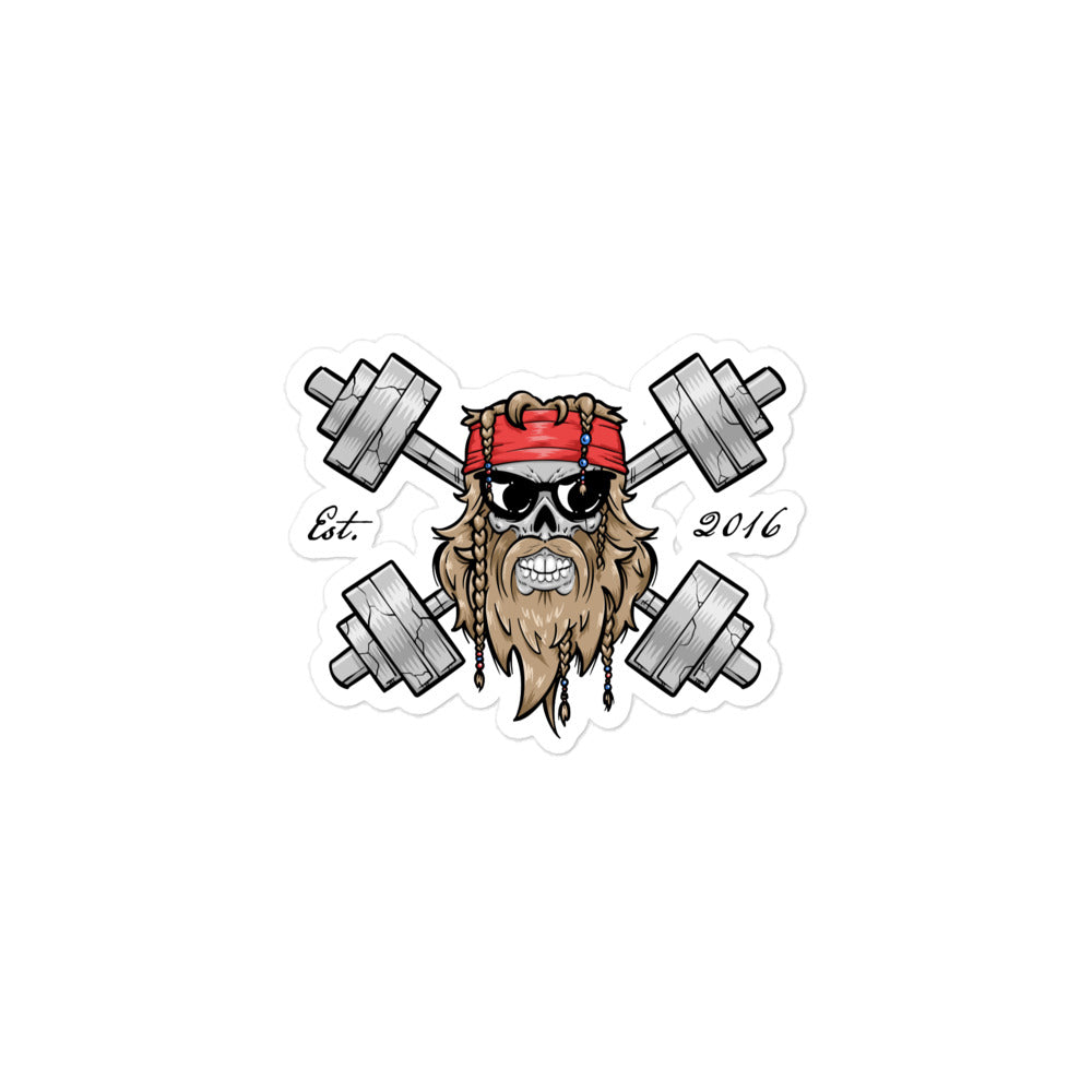 Captain Swolio Sticker