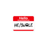 He/Swole Sticker