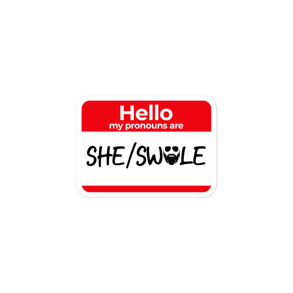 She/Swole Stickers