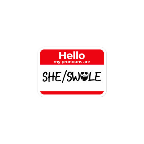 She/Swole Stickers