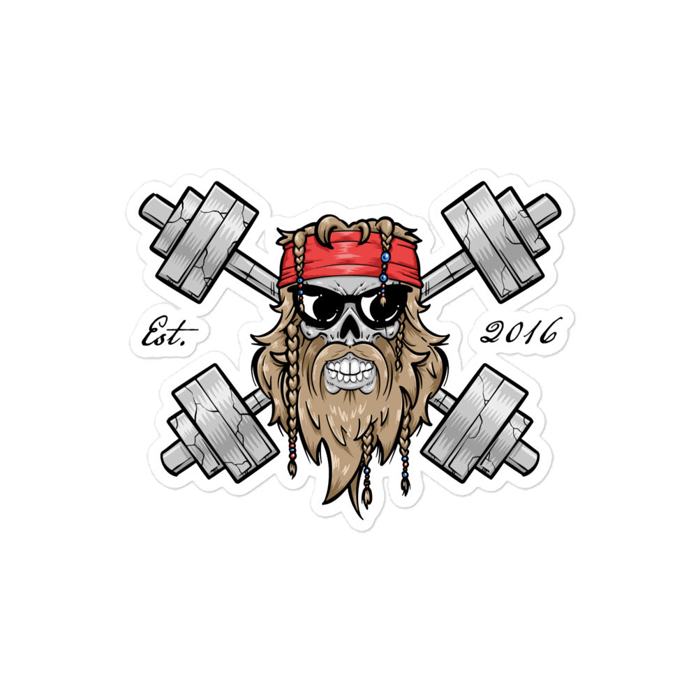 Captain Swolio Sticker