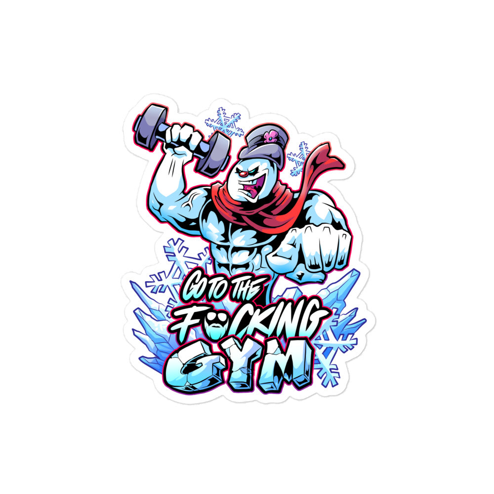 Frosty The SwoleMan Sticker