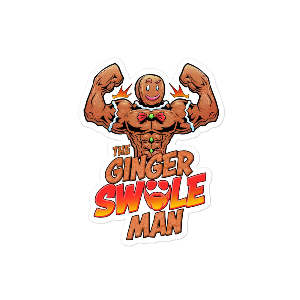 The Ginger Swole Man Sticker