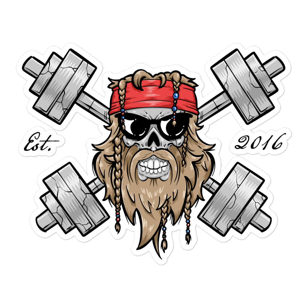 Captain Swolio Sticker