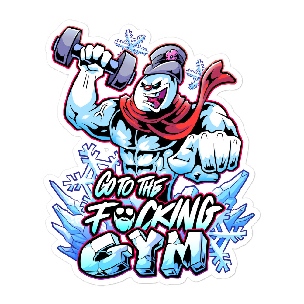 Frosty The SwoleMan Sticker