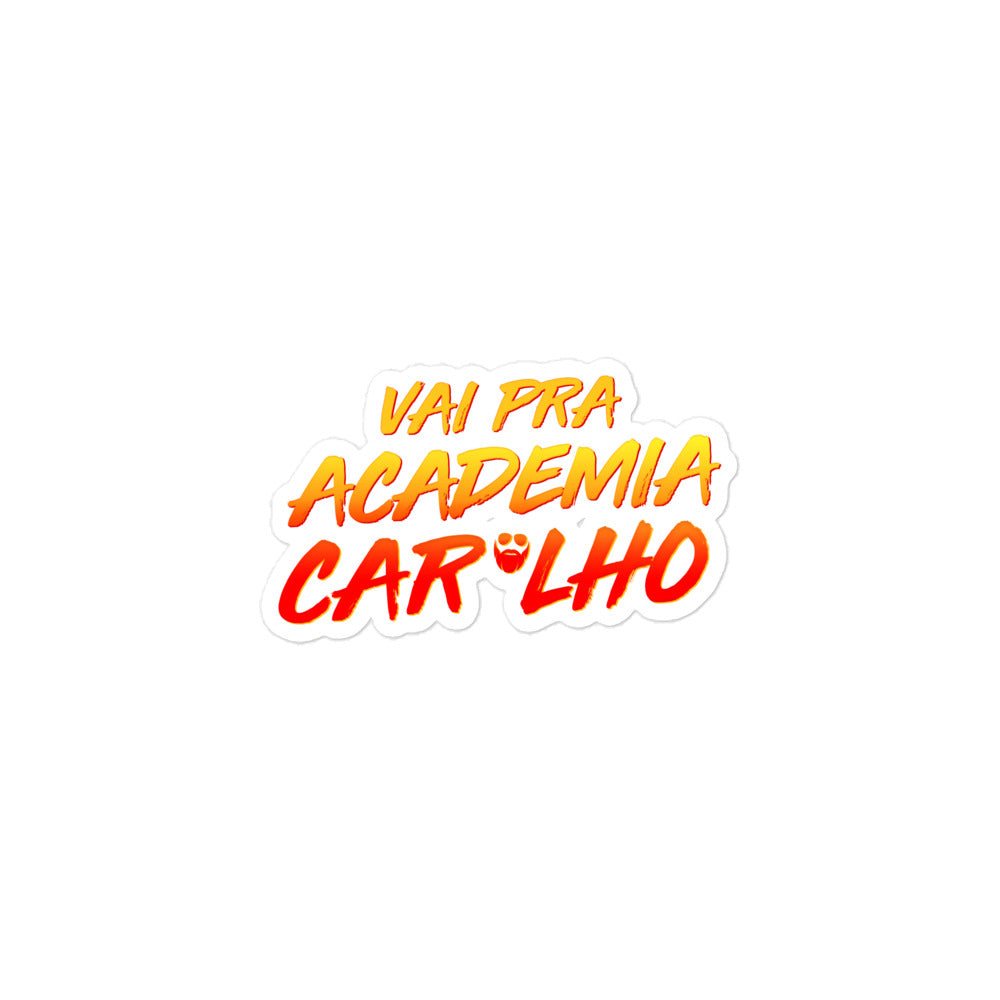 Vai Pra Academia Caralho Sticker
