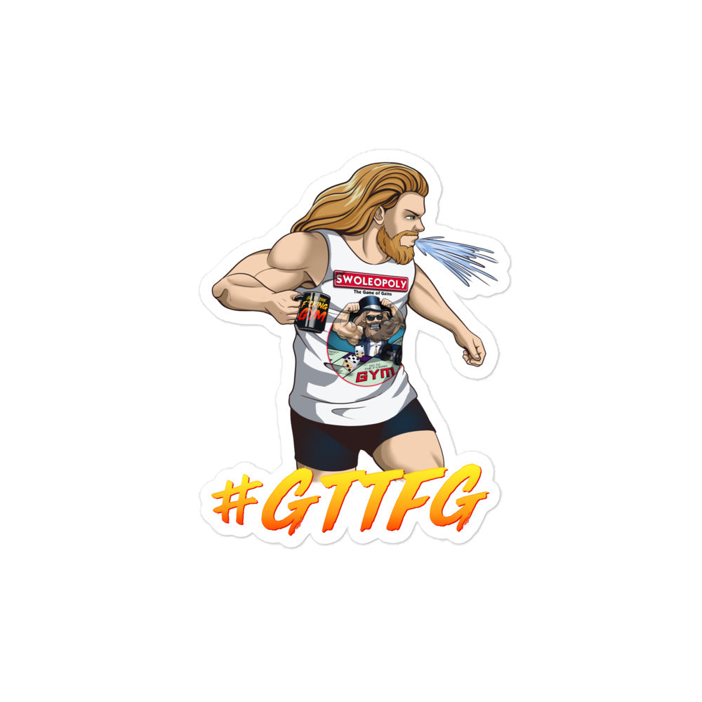 #GTTFG Spit Sticker
