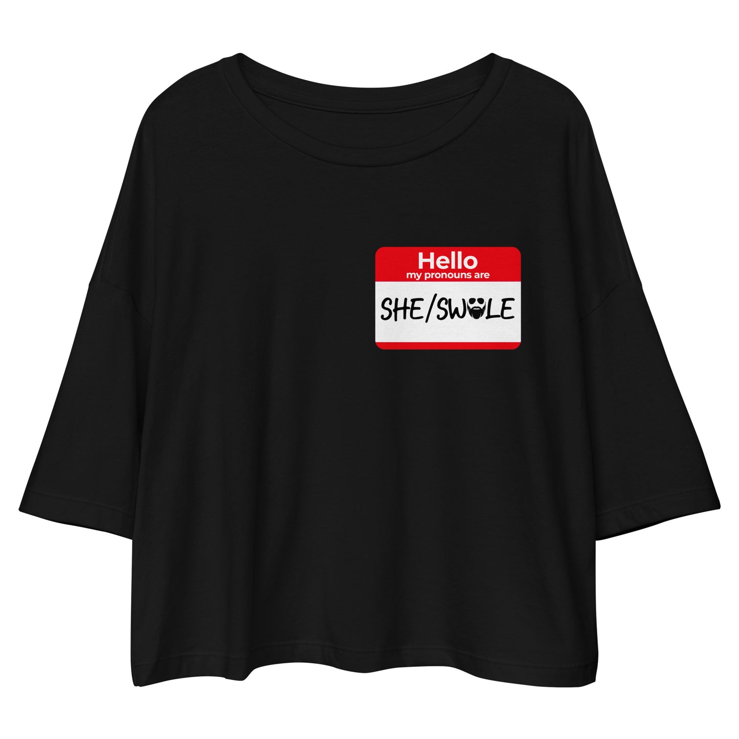 She/Swole Crop Top
