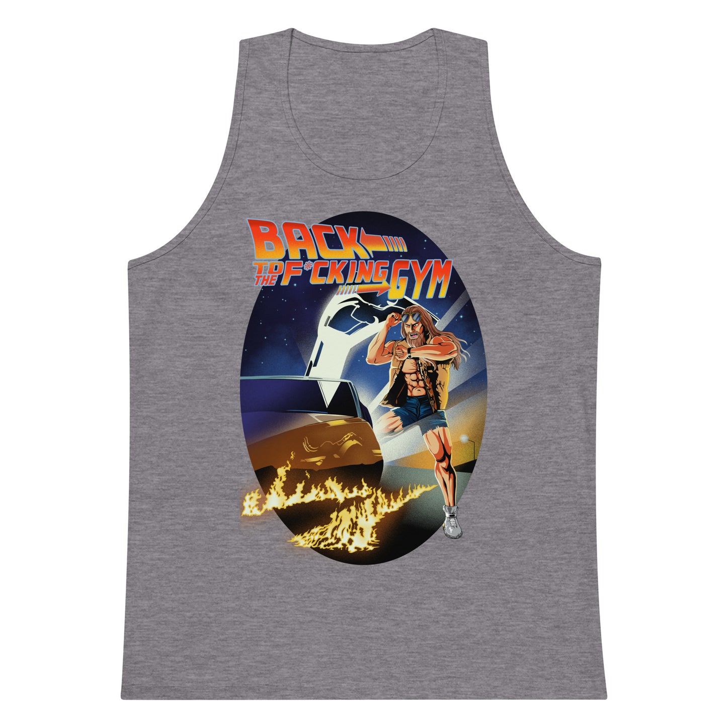 Back To The F*cking Gym (Image) Men’s Premium Tank Top