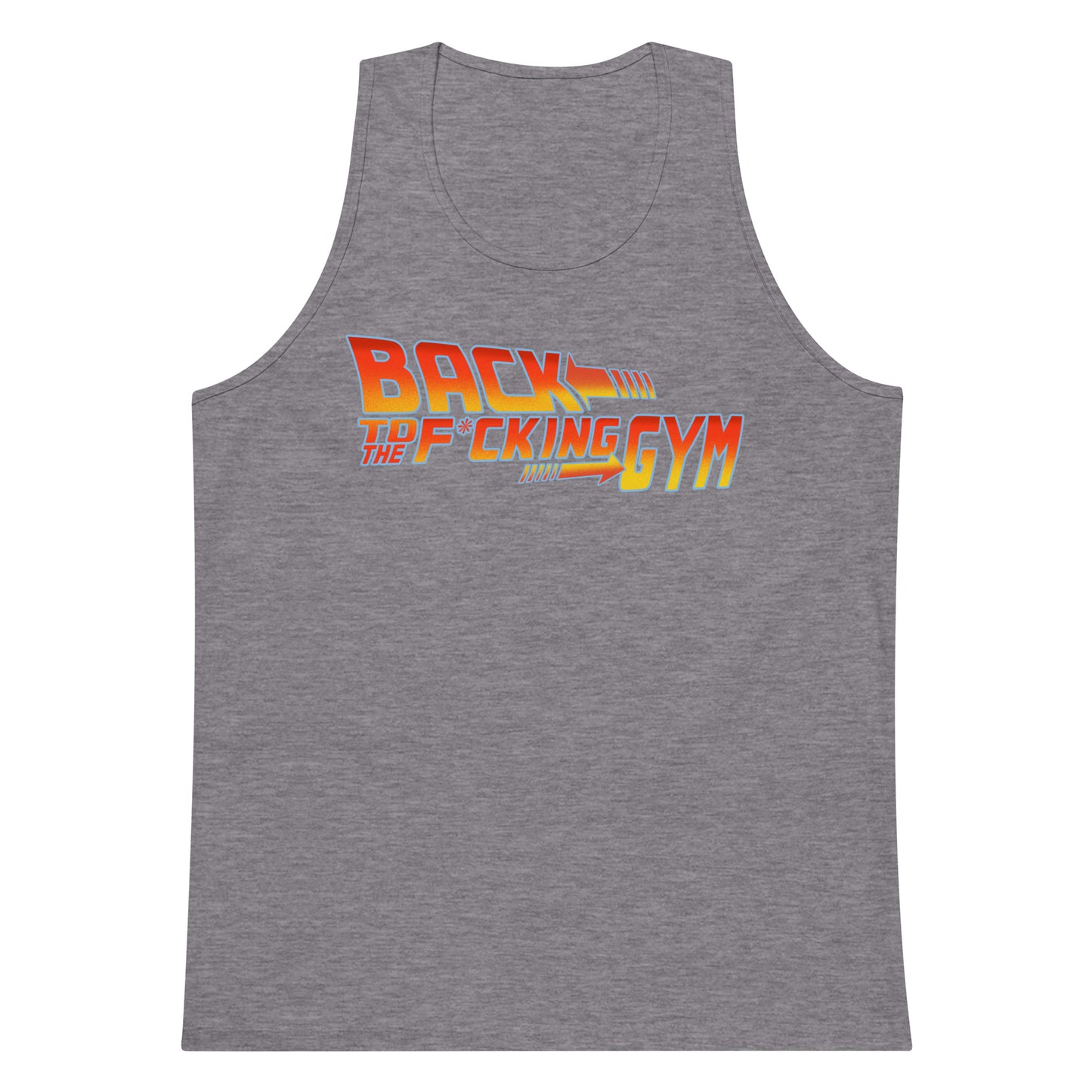 Back To The F*cking Gym (Logo) Men’s Premium Tank Top