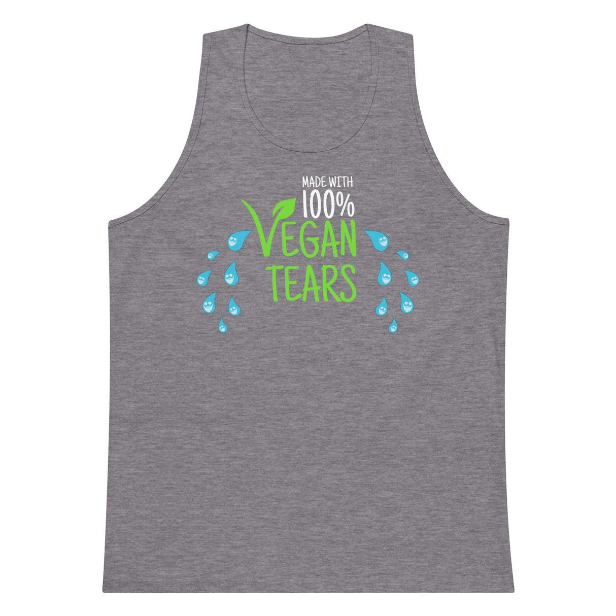 Vegan Tears Men’s Premium Tank Top