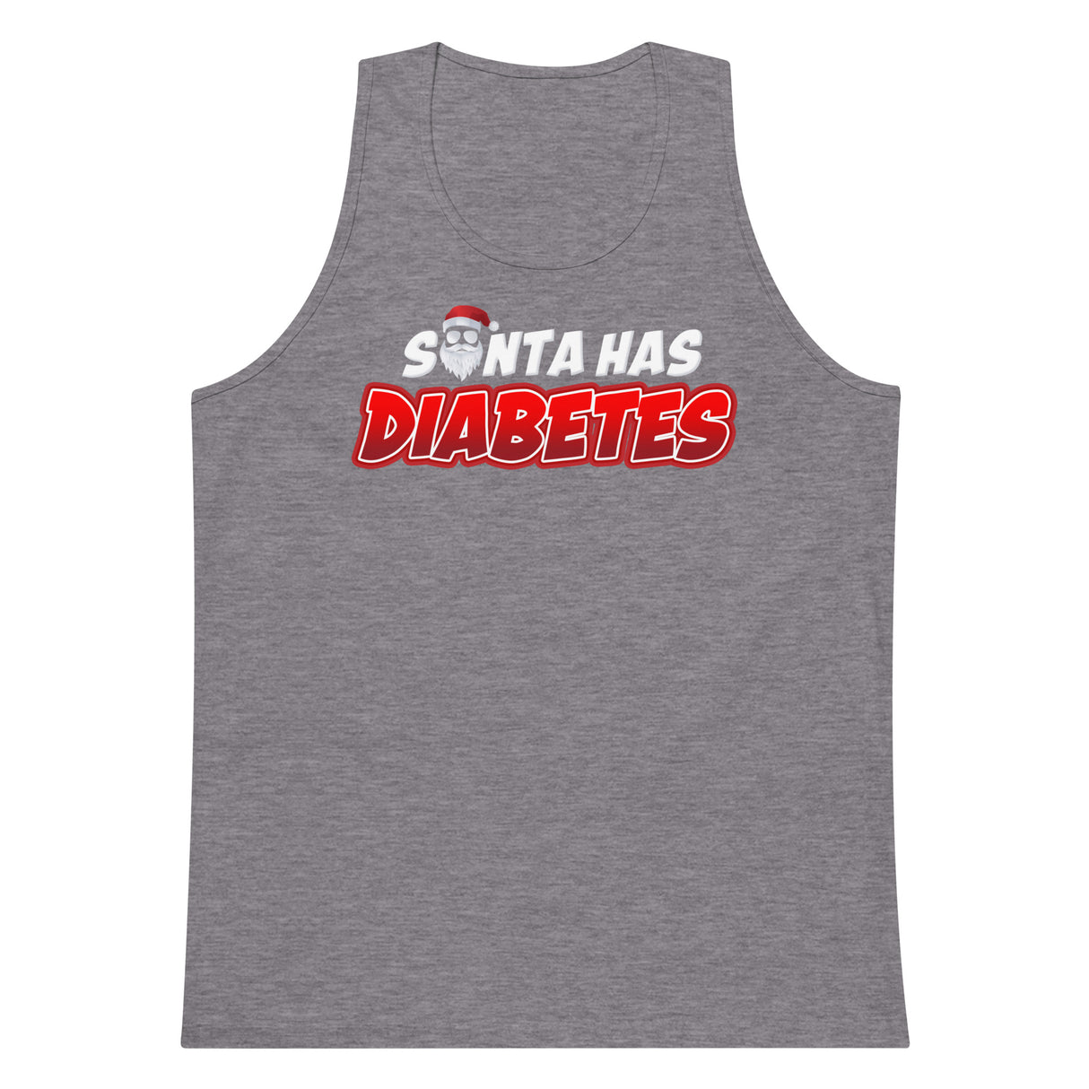 Santa Has Diabetes Premium Tank Top