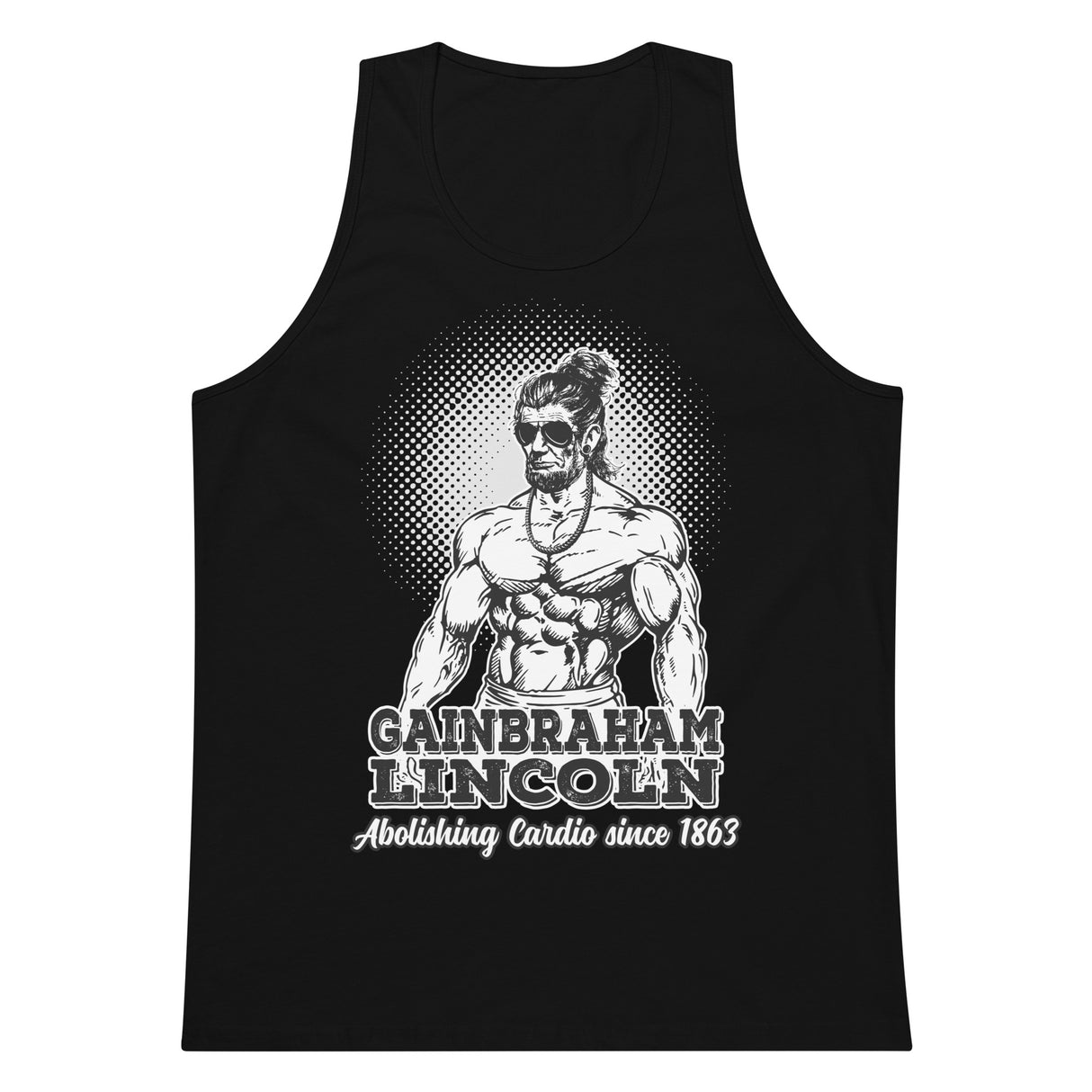 Gainbraham Lincoln Men’s Premium Tank Top