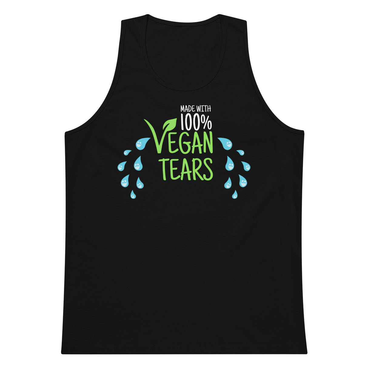 Vegan Tears Men’s Premium Tank Top