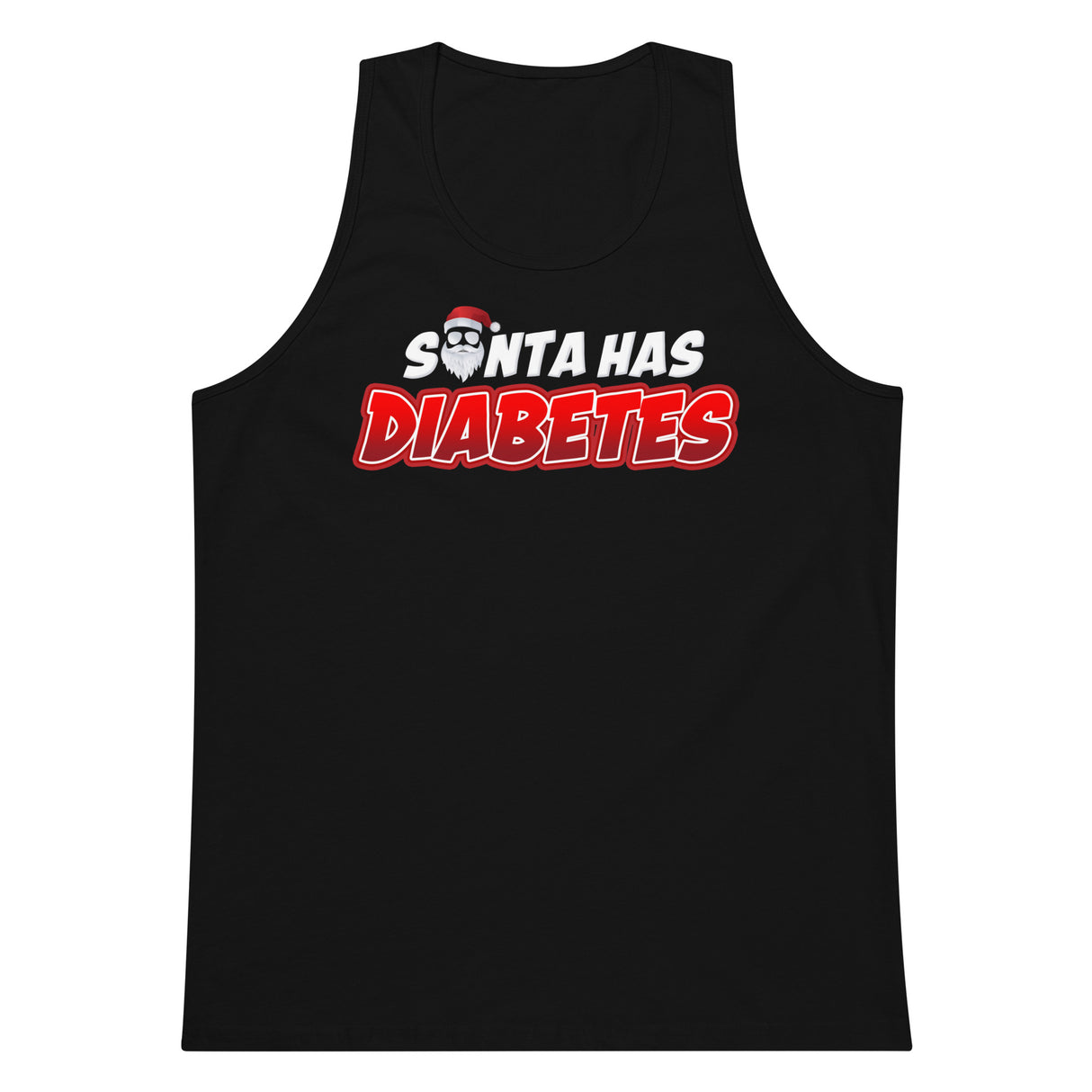 Santa Has Diabetes Premium Tank Top