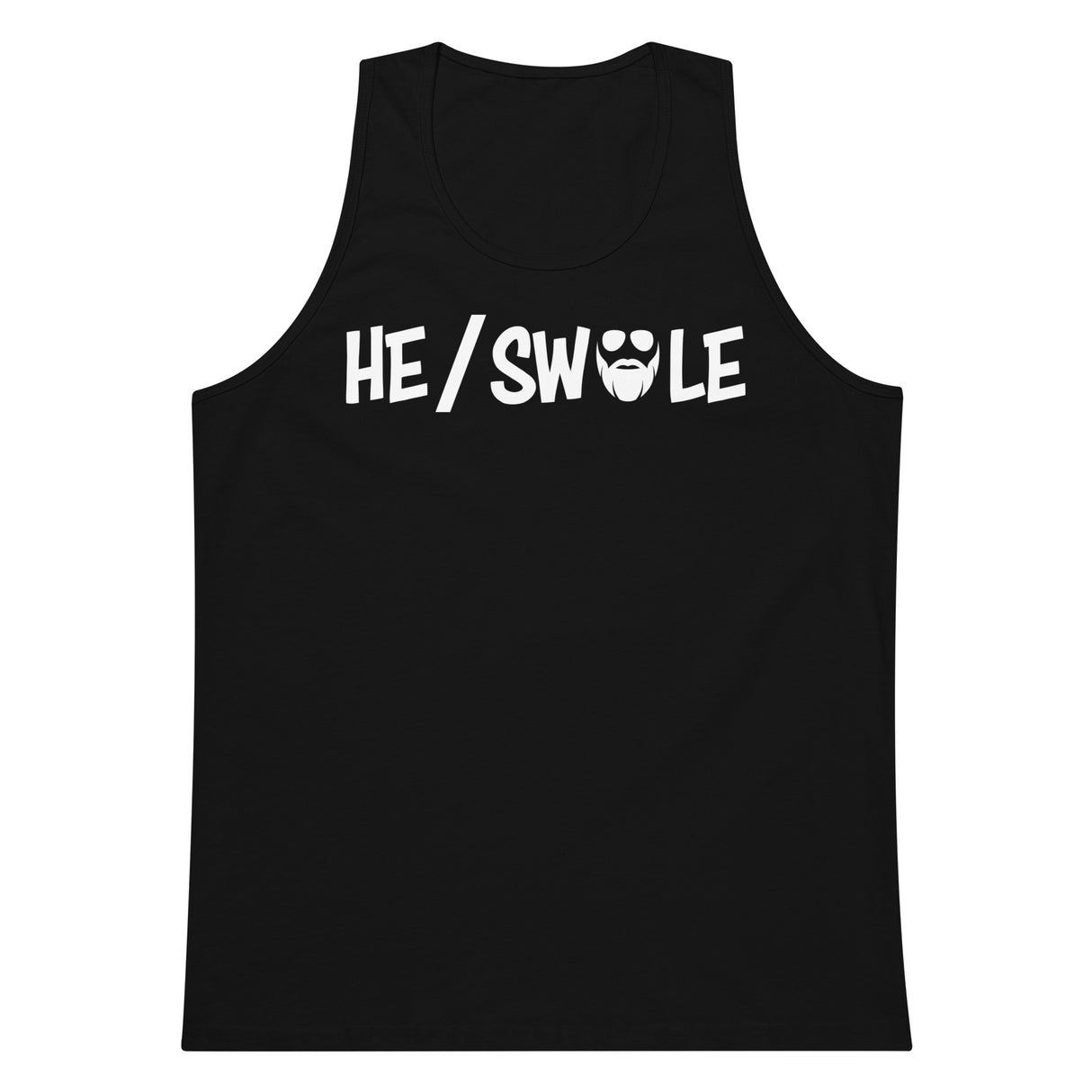 He/Swole Men's Premium Tank Top