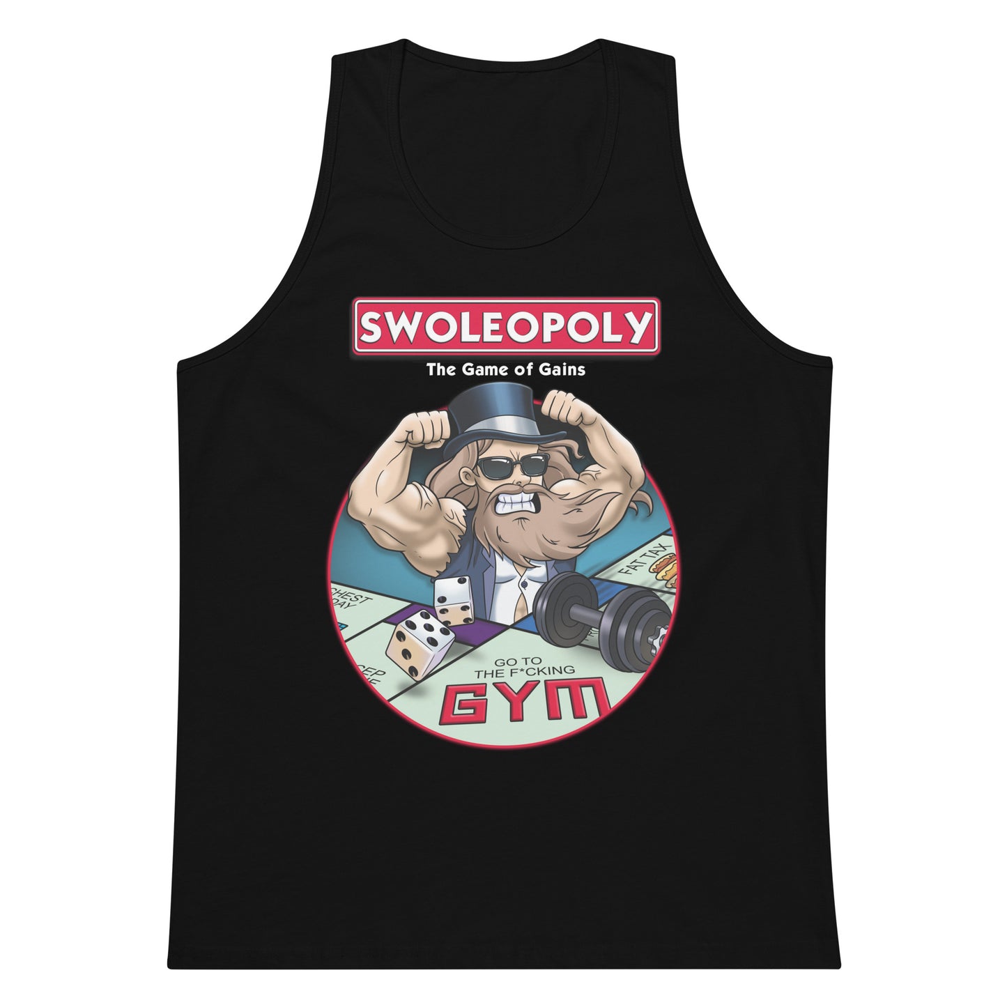 Swoleopoly Premium Tank Top