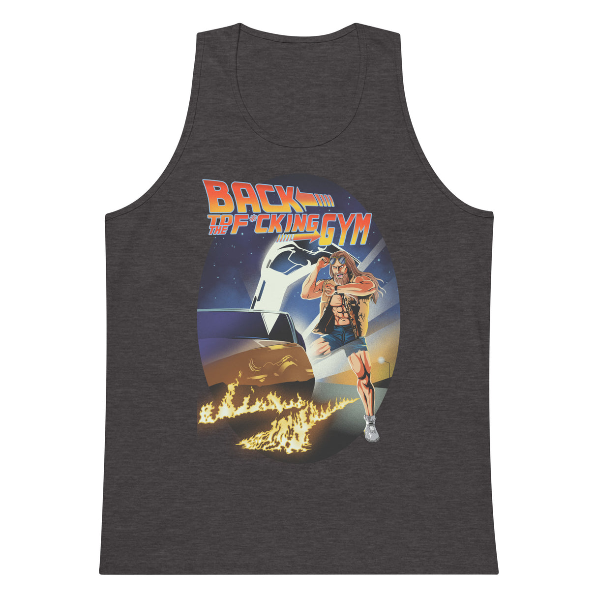 Back To The F*cking Gym (Image) Men’s Premium Tank Top