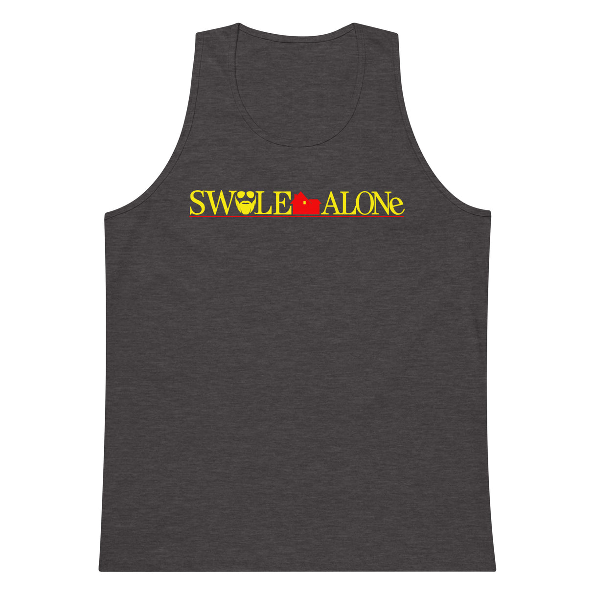 Swole Alone (Logo) Premium Tank Top