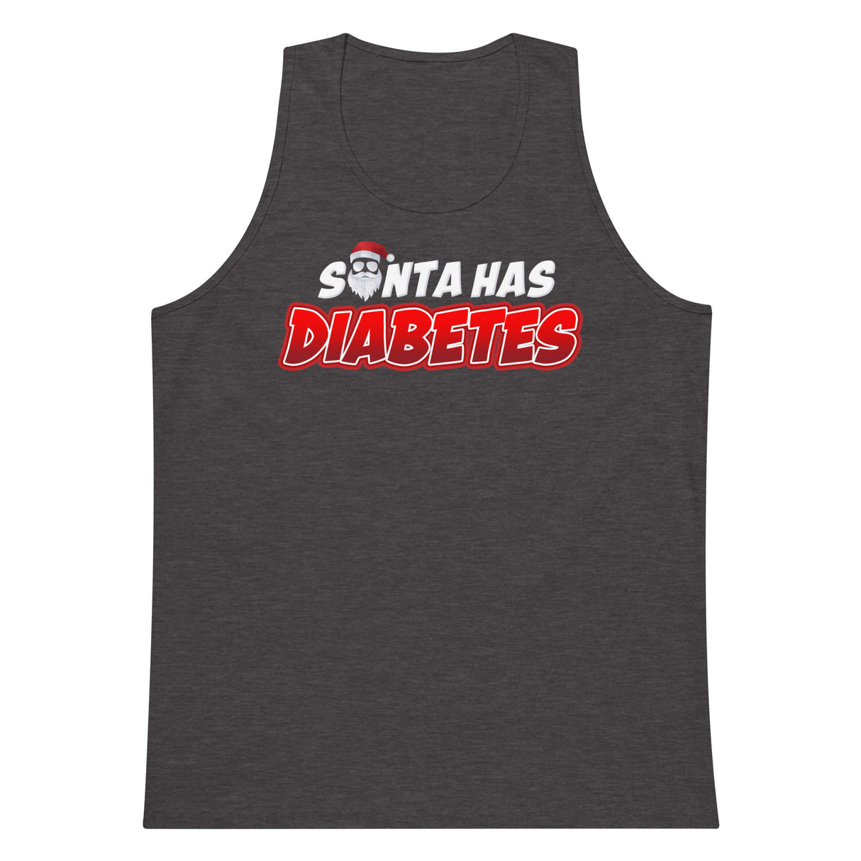 Santa Has Diabetes Premium Tank Top