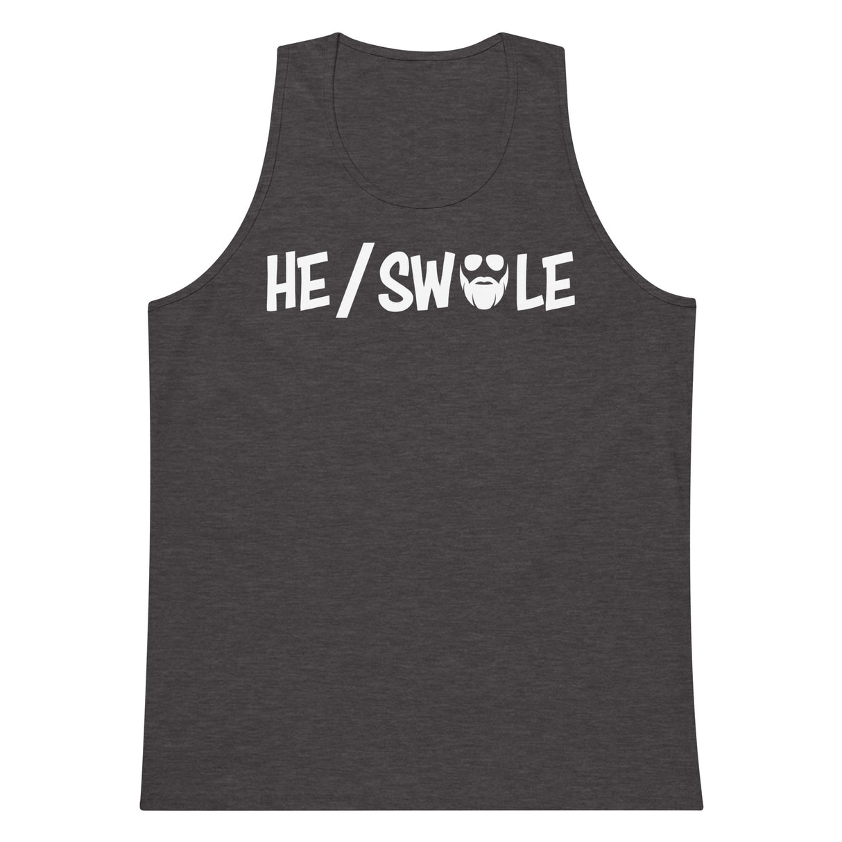 He/Swole Men's Premium Tank Top