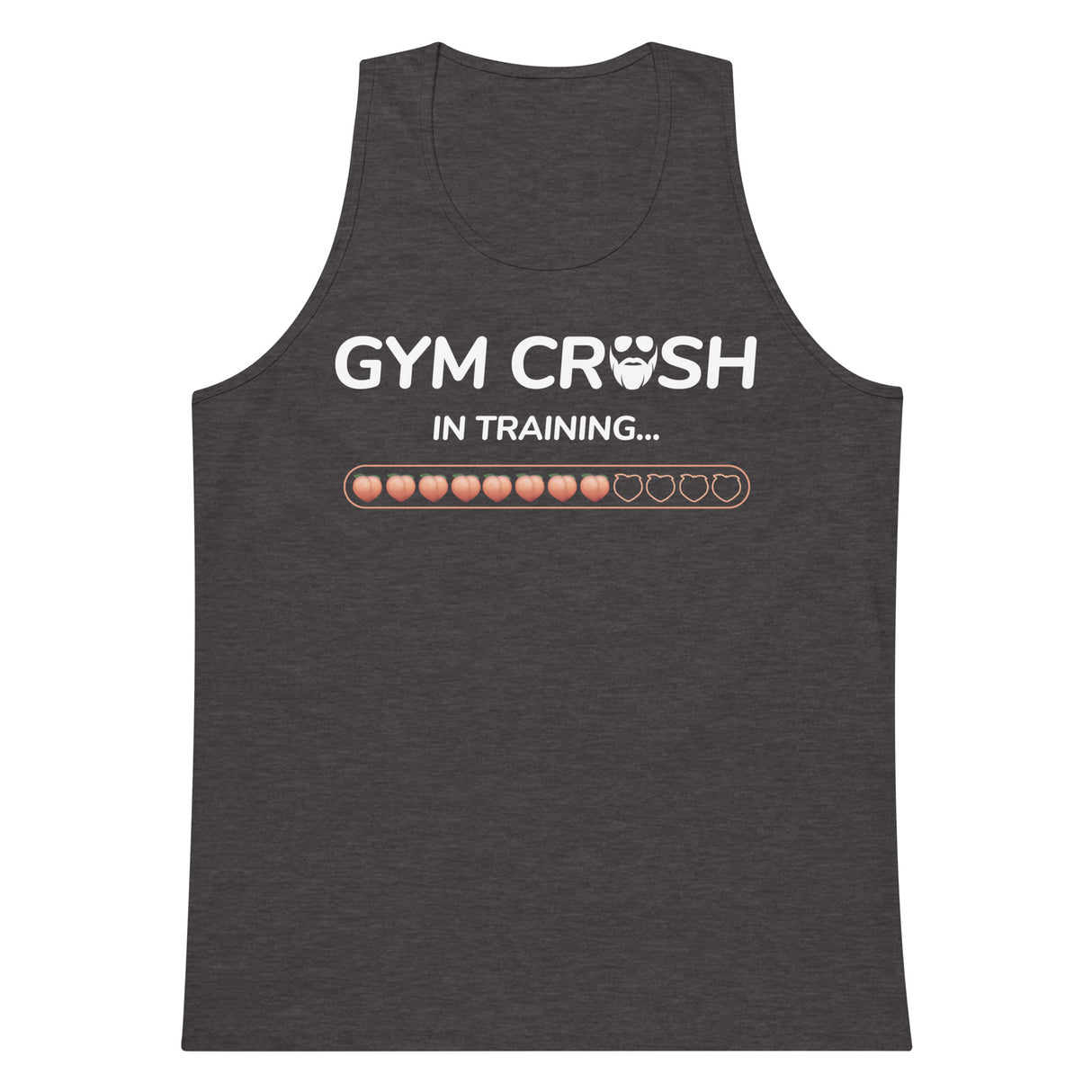 Gym Crush In Training (Peach) Premium Tank Top