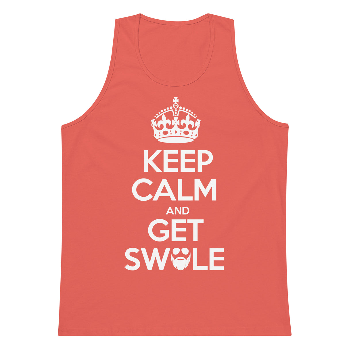 Keep Calm And Get Swole Men’s Premium Tank Top